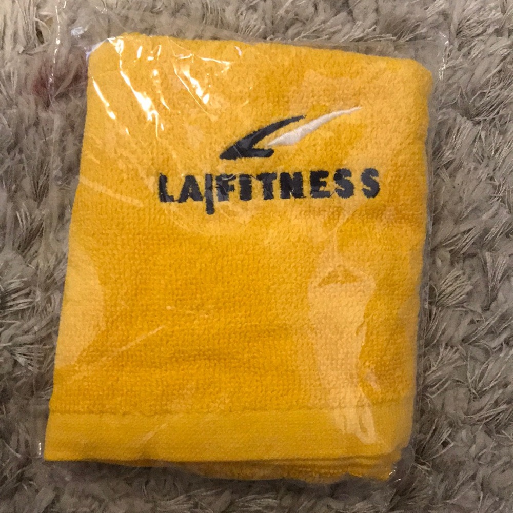 LA fitness sweat towel